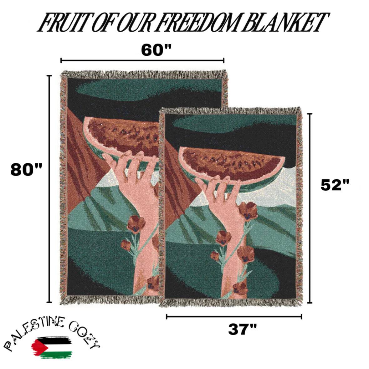FRUIT OF OUR FREEDOM BLANKET